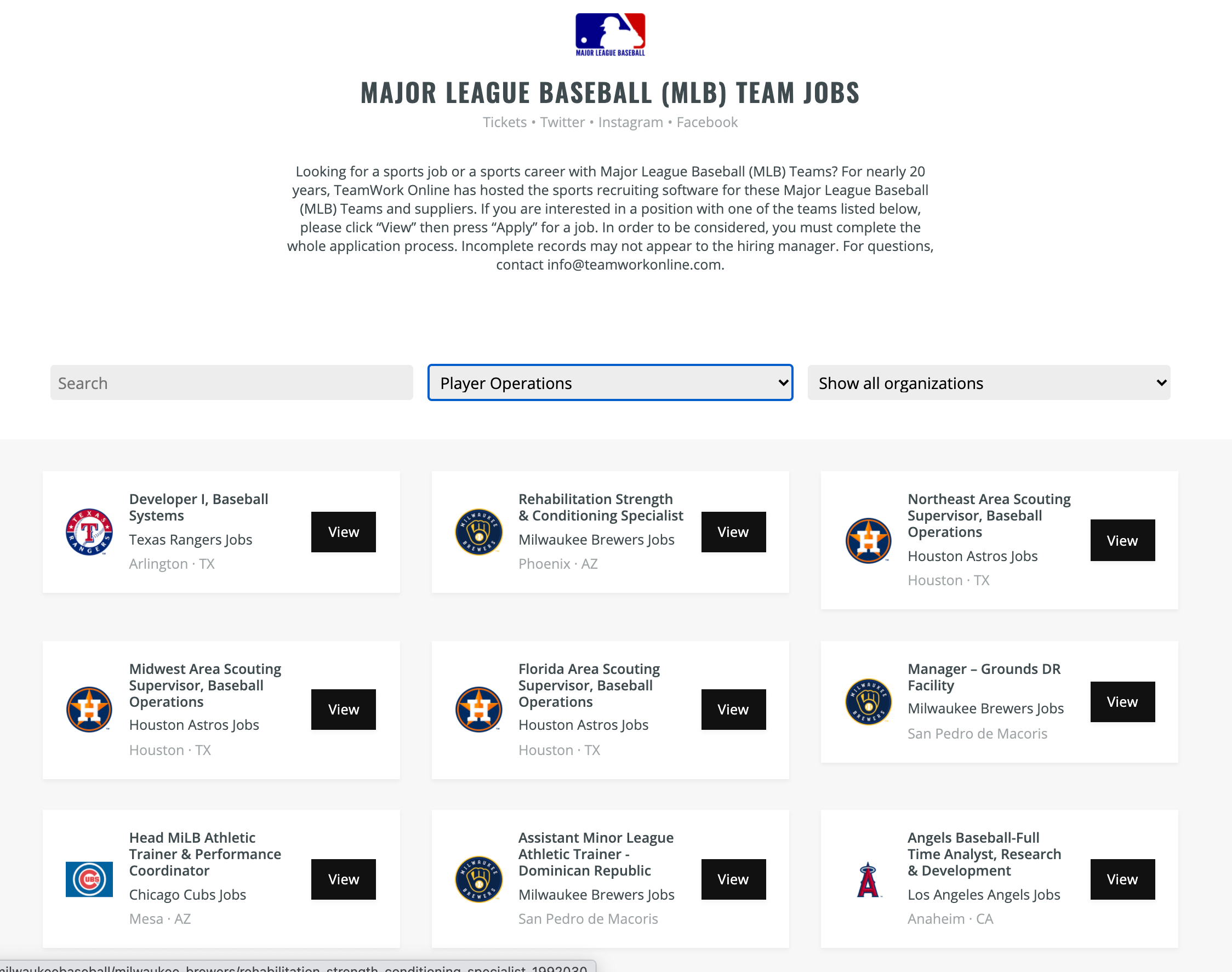 Mlb Workforce Looking to Work in Professional Baseball? Advice on How You Can Start ...